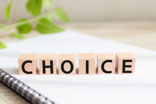 選ぶ・チョイス